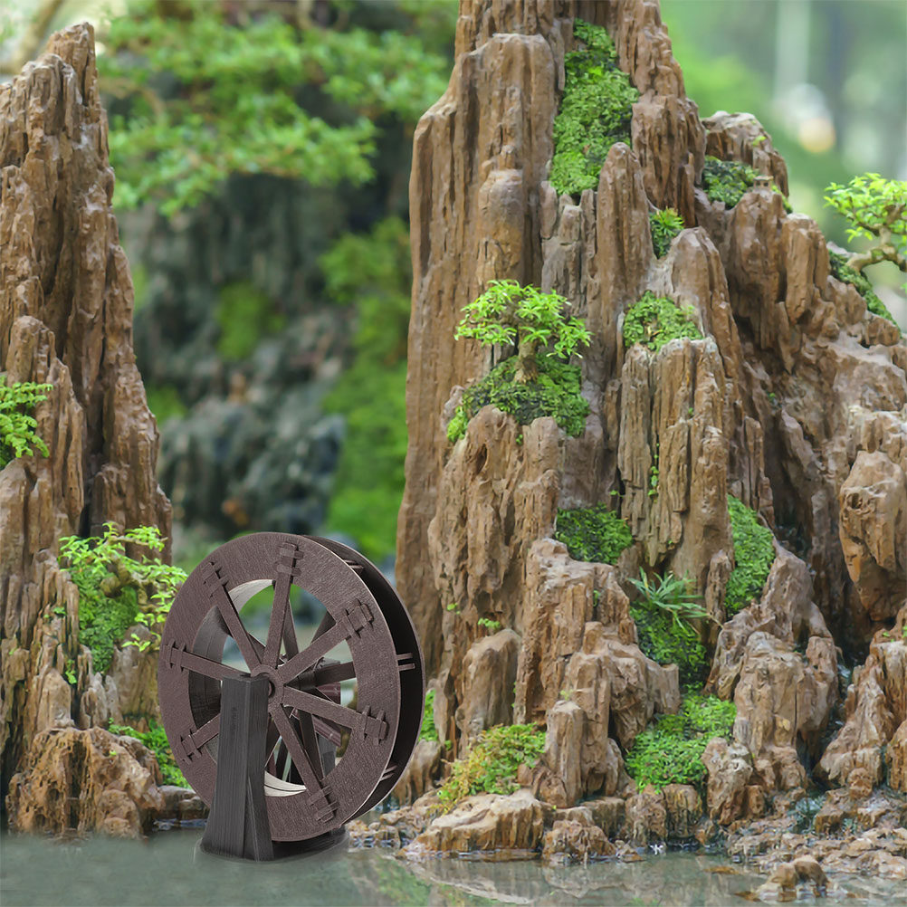 Bonsai Garden Layout - 2Pcs Table Fountain Wheel for Aquarium
