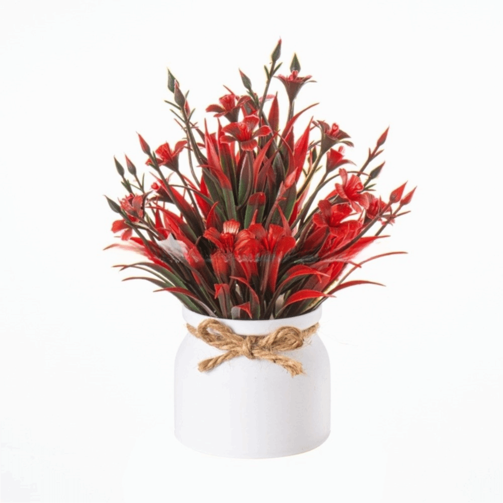 Bonsai Garden Ideas - New Fake Potted Flowers Evergreen Fake
