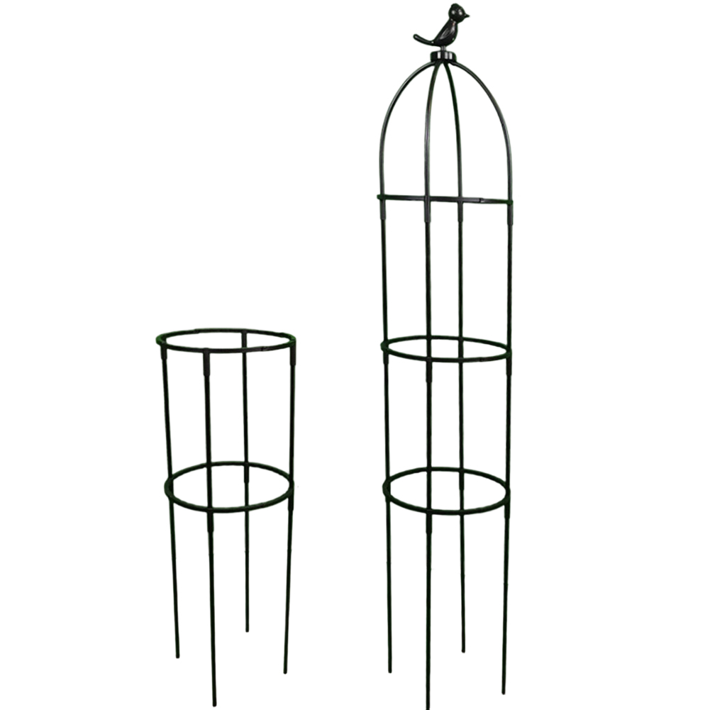 Bonsai Garden Ideas - Plastic Rose Climbing Plant Trellis White