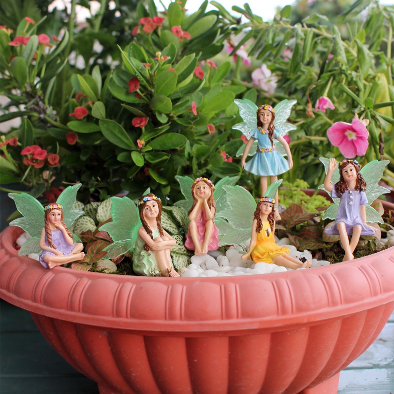 Creative Fairy Resin Garden Pl - Bonsai Garden Layout review and price