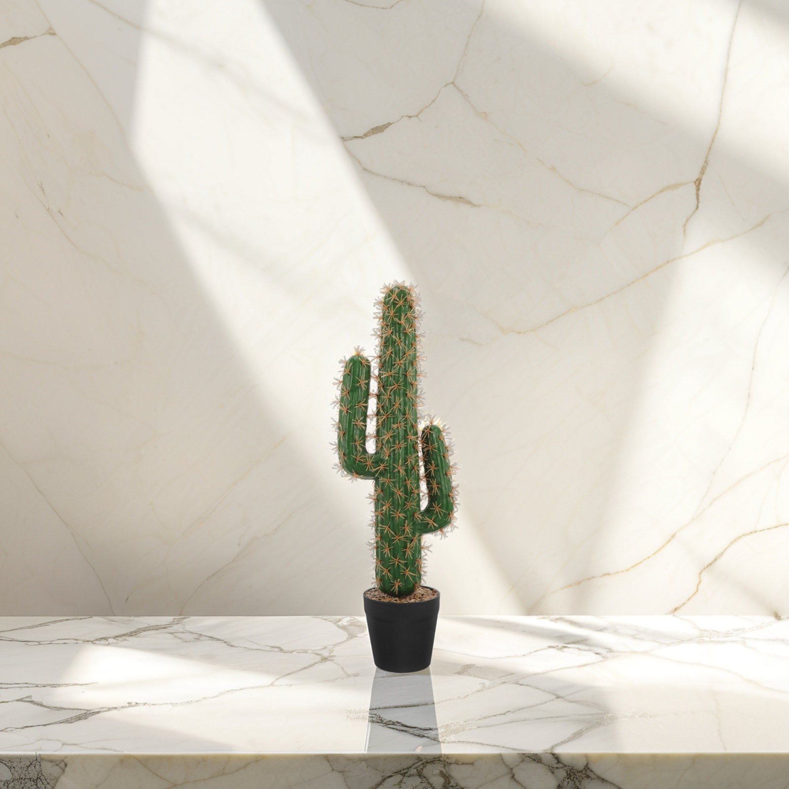 Lifelike Artificial Cactus Pla - Bonsai Garden Ideas review and price