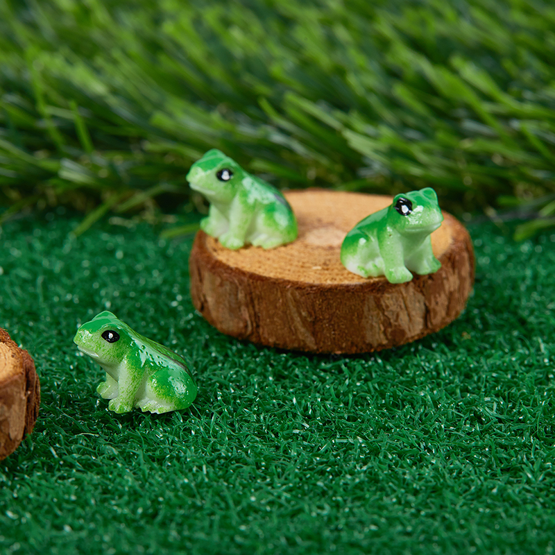 5/10Pcs Mini Resin Frog Figuri - Bonsai Garden Layout review and price