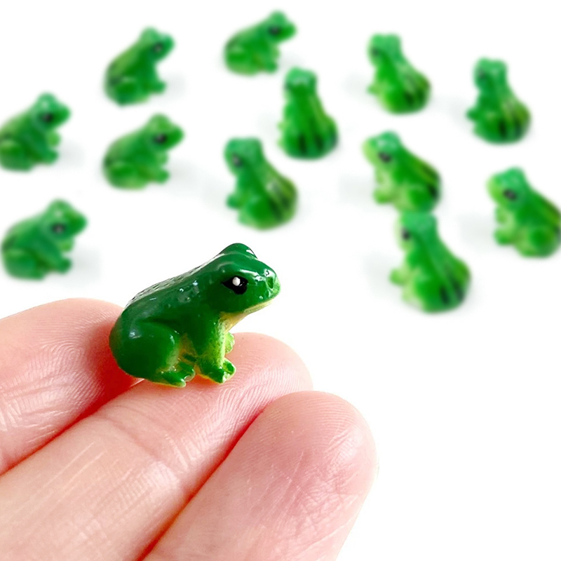 5/10Pcs Mini Resin Frog Figuri - Bonsai Garden Layout review and price