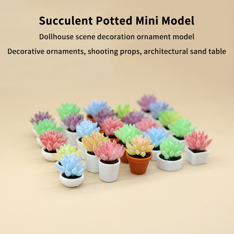 Mini Artificial Succulent Bons - Bonsai Garden Layout review and price
