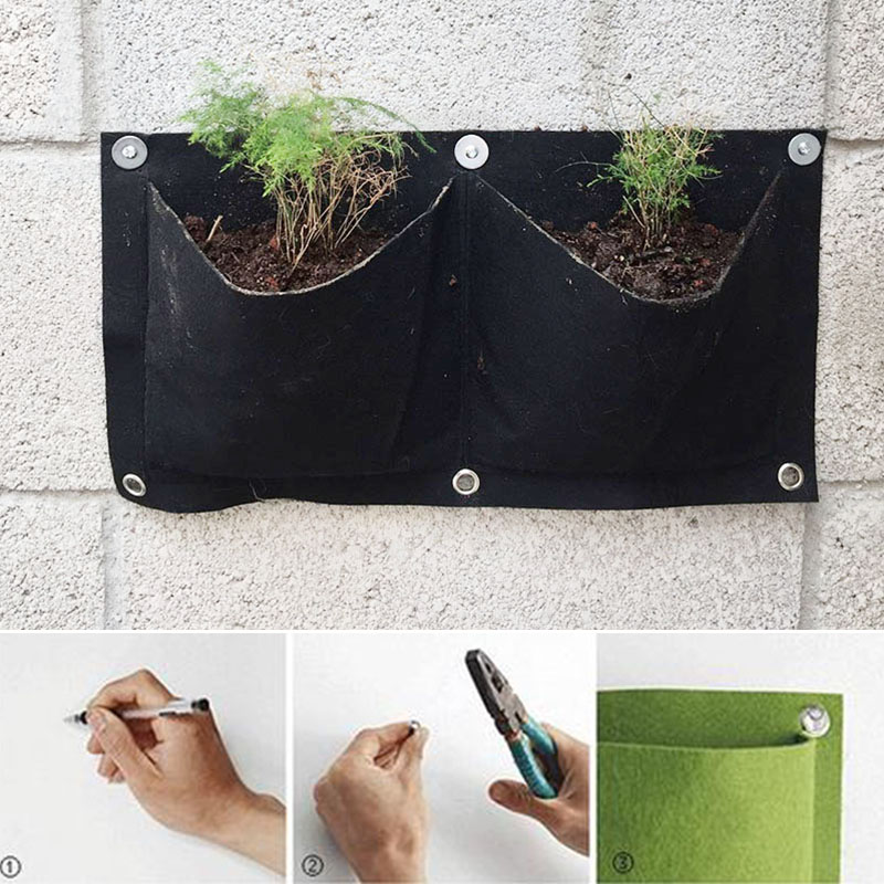 Grow Bag Wall Hanging Planting - Bonsai Vertical Garden review and price