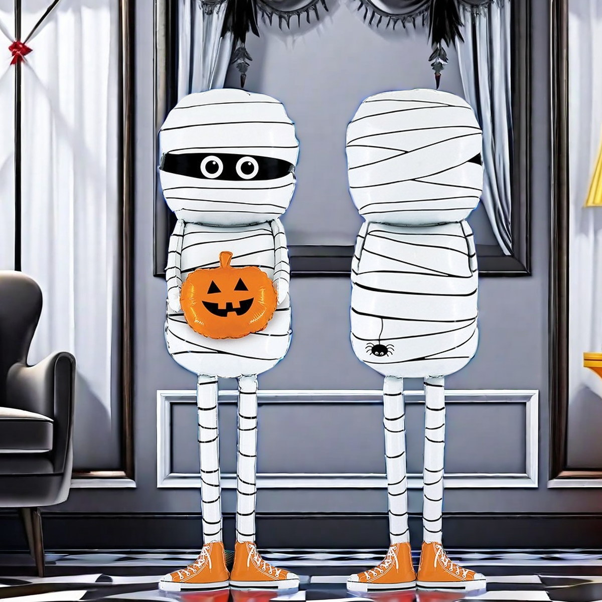 1PC Halloween Mummy Inflatable - Bonsai Garden Ideas review and price