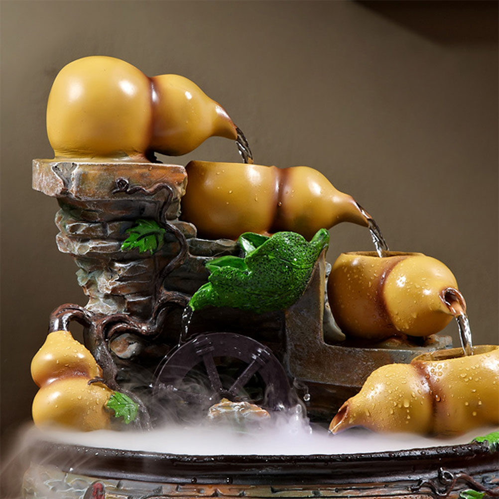 2Pcs Table Fountain Wheel for  - Bonsai Garden Layout review and price