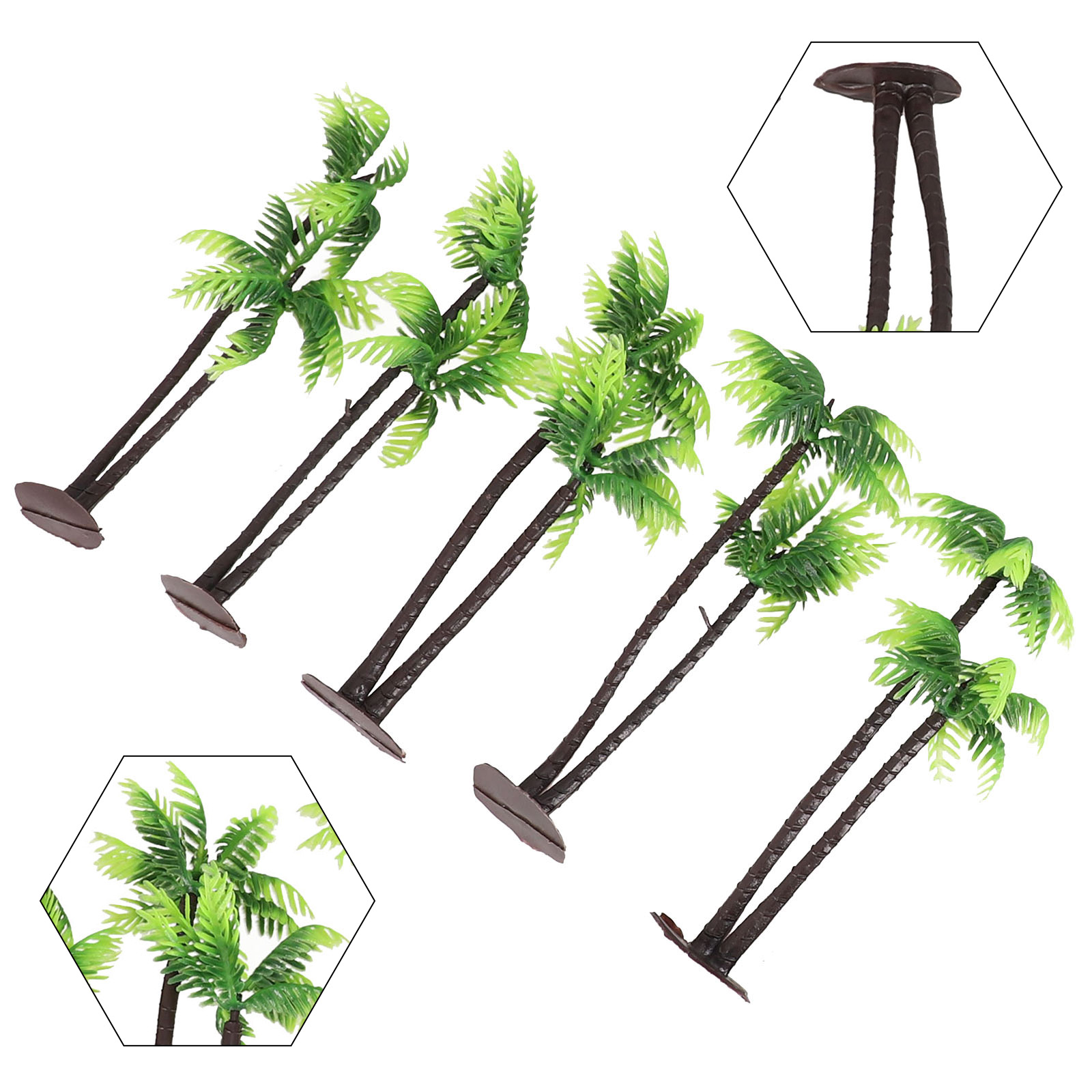 5Pcs Artisan-Inspired Coconut  - Bonsai Garden Layout review and price