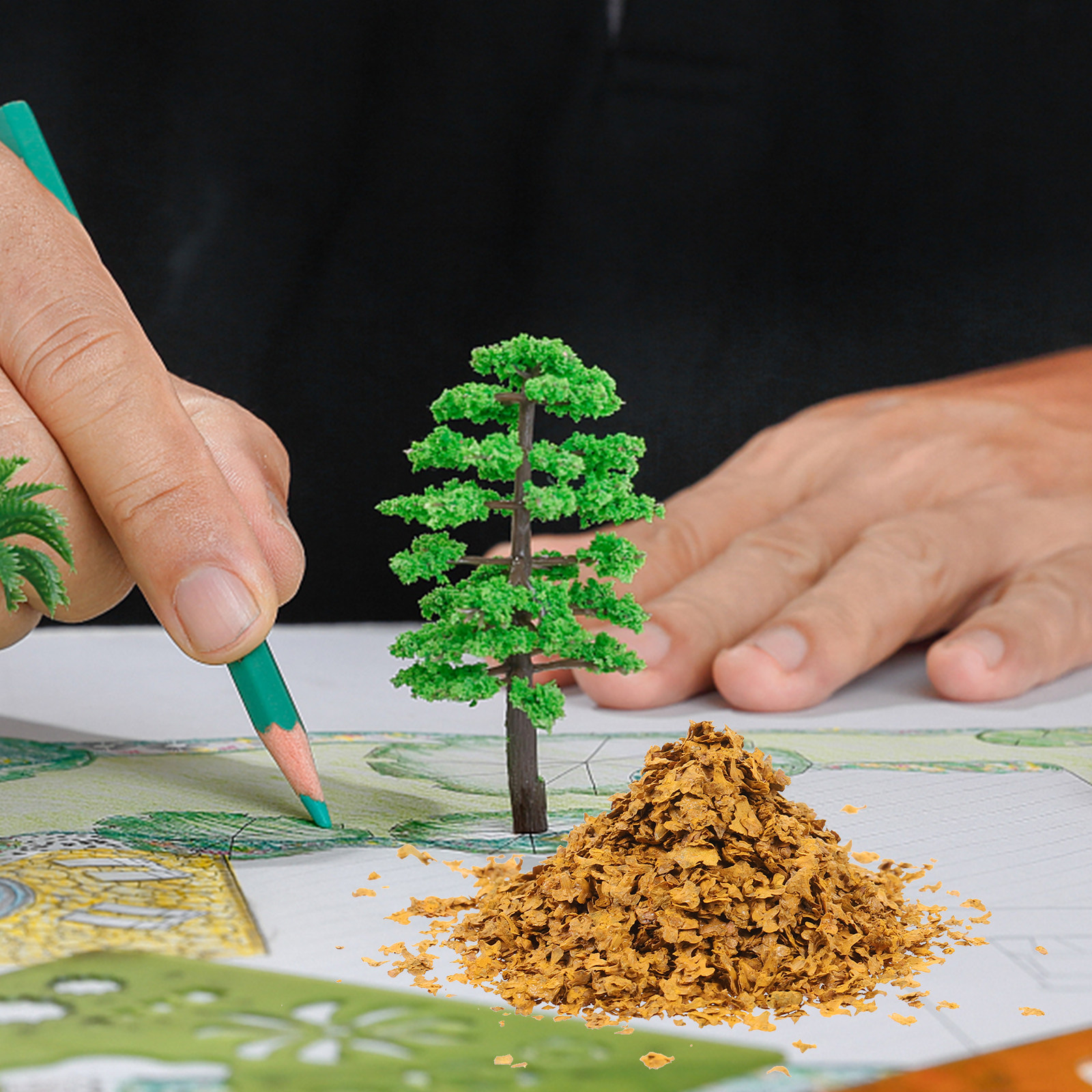 Artificial Leaves Decoration V - Bonsai Garden Layout review and price
