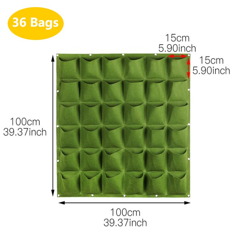 36 Pockets Vertical Wall-mount - Bonsai Vertical Garden review and price