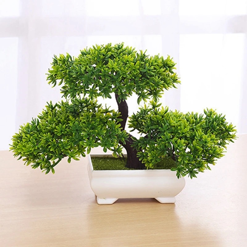 1Pcs Green Artificial Plants B - Bonsai Garden Ideas review and price