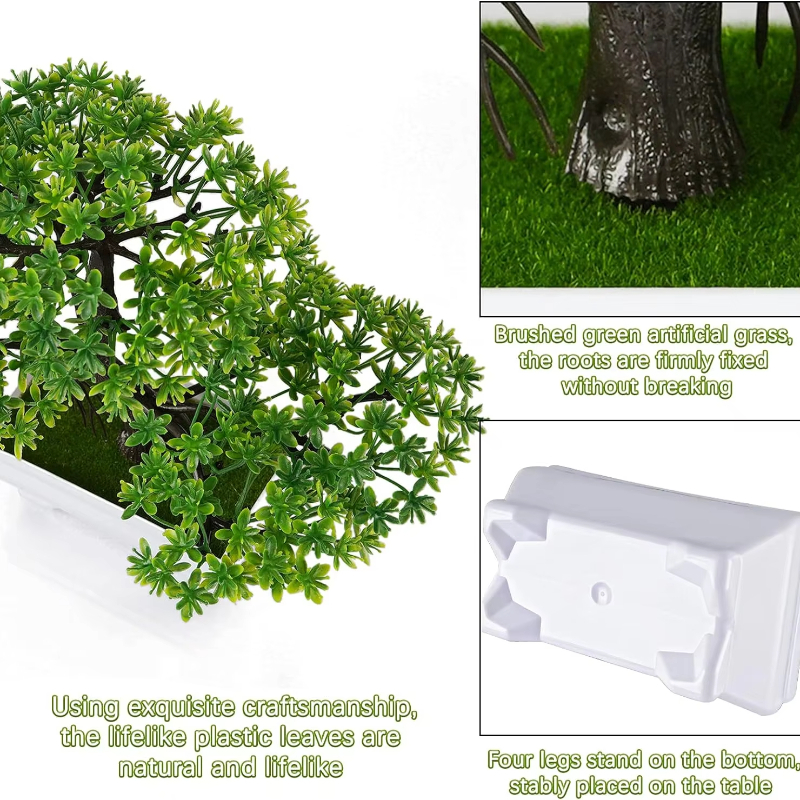 1Pcs Green Artificial Plants B - Bonsai Garden Ideas review and price