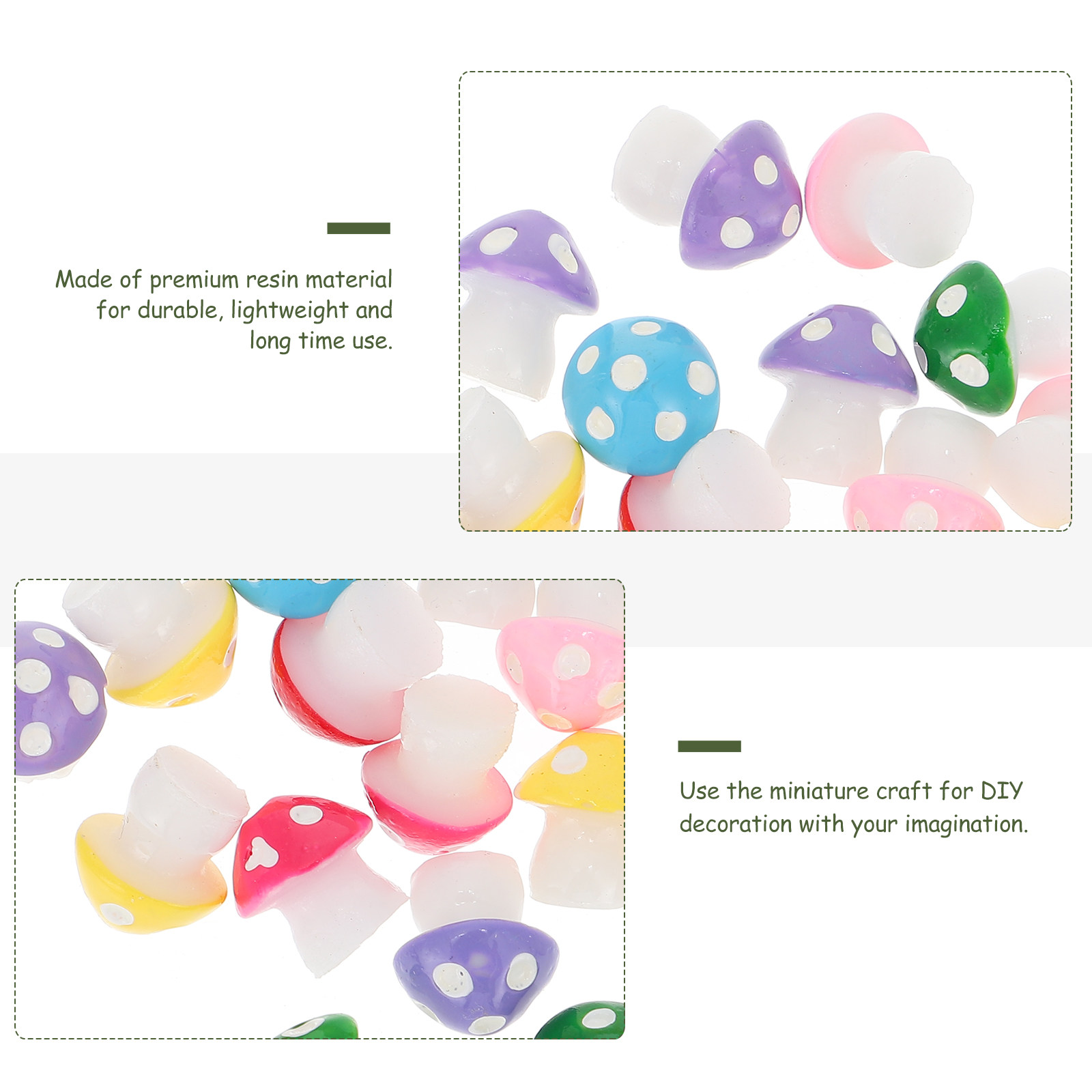 20Pcs Resin Mushroom Decor Col - Bonsai Garden Layout review and price