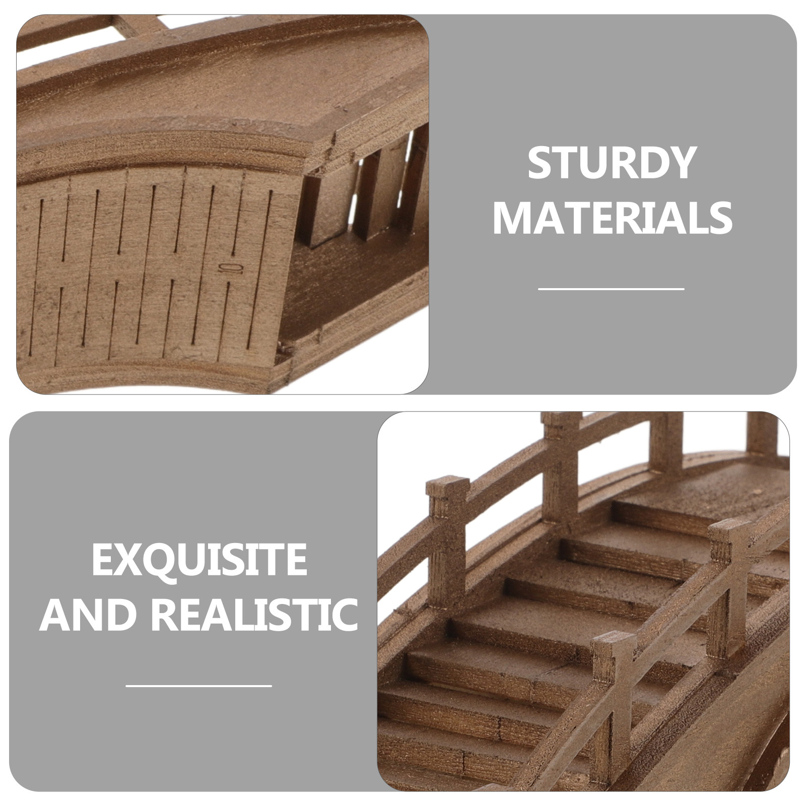 Handcrafted Wood Mini Arch Bri - Bonsai Garden Layout review and price
