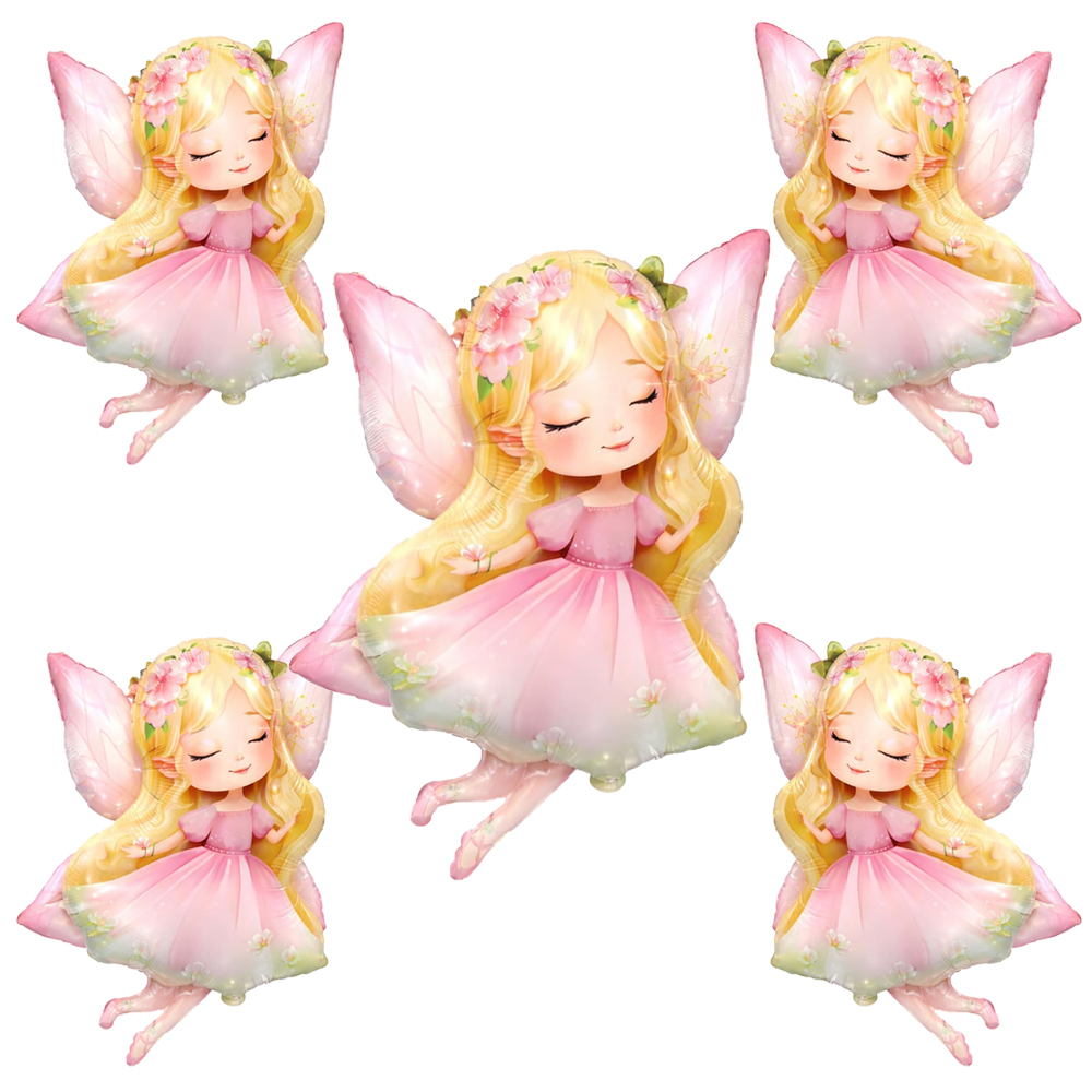 Pink Fairy Foil Balloon Girls  - Bonsai Garden Ideas review and price