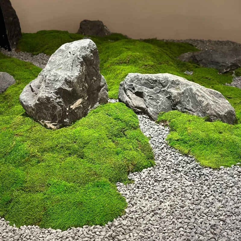 Artificial Moss Imitation Turf - Bonsai Garden Layout review and price