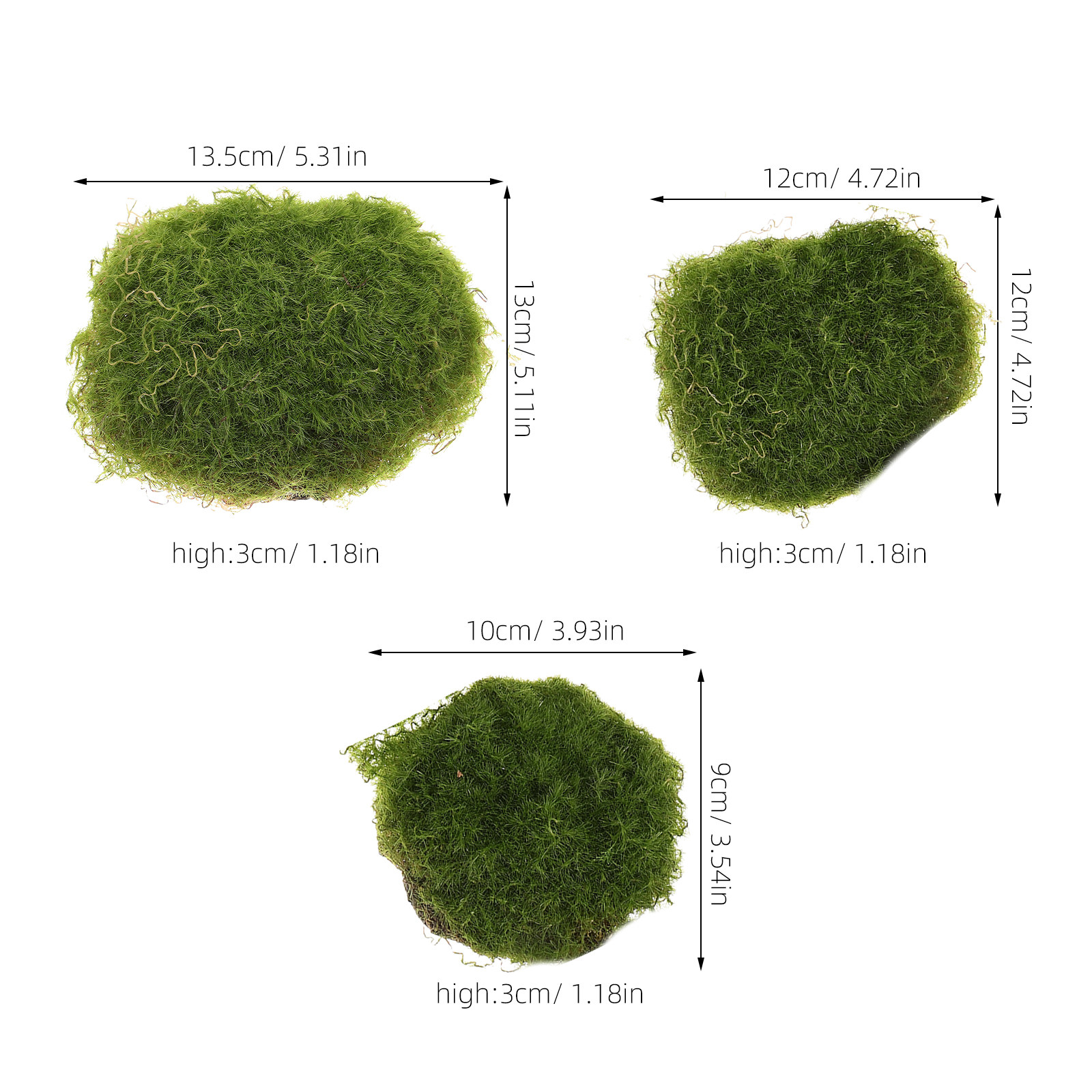 6Pcs Premium Artificial Moss R - Bonsai Garden Layout review and price