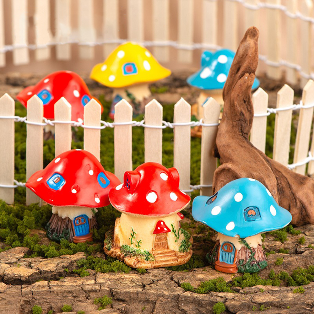Mini Mushroom Ornaments Garden - Bonsai Garden Ideas review and price