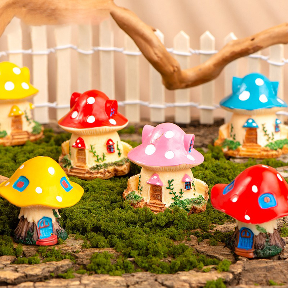 Mini Mushroom Ornaments Garden - Bonsai Garden Ideas review and price