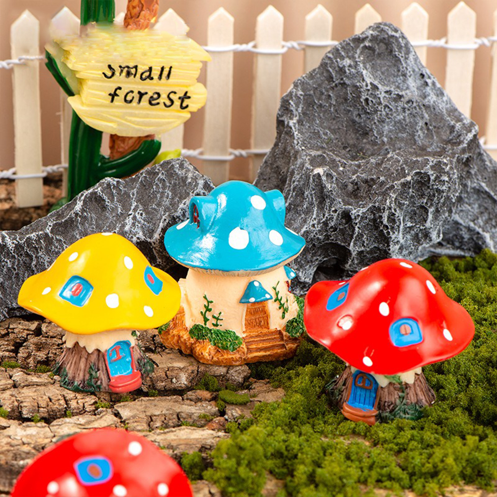 Mini Mushroom Ornaments Garden - Bonsai Garden Ideas review and price