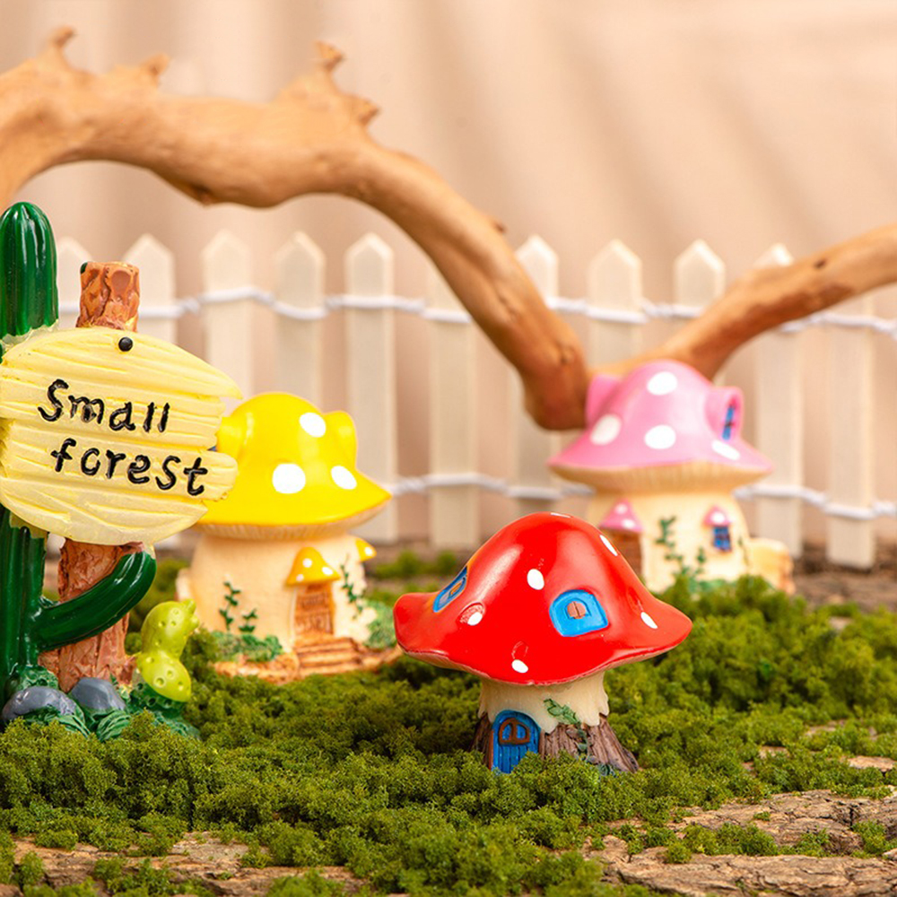 Mini Mushroom Ornaments Garden - Bonsai Garden Ideas review and price
