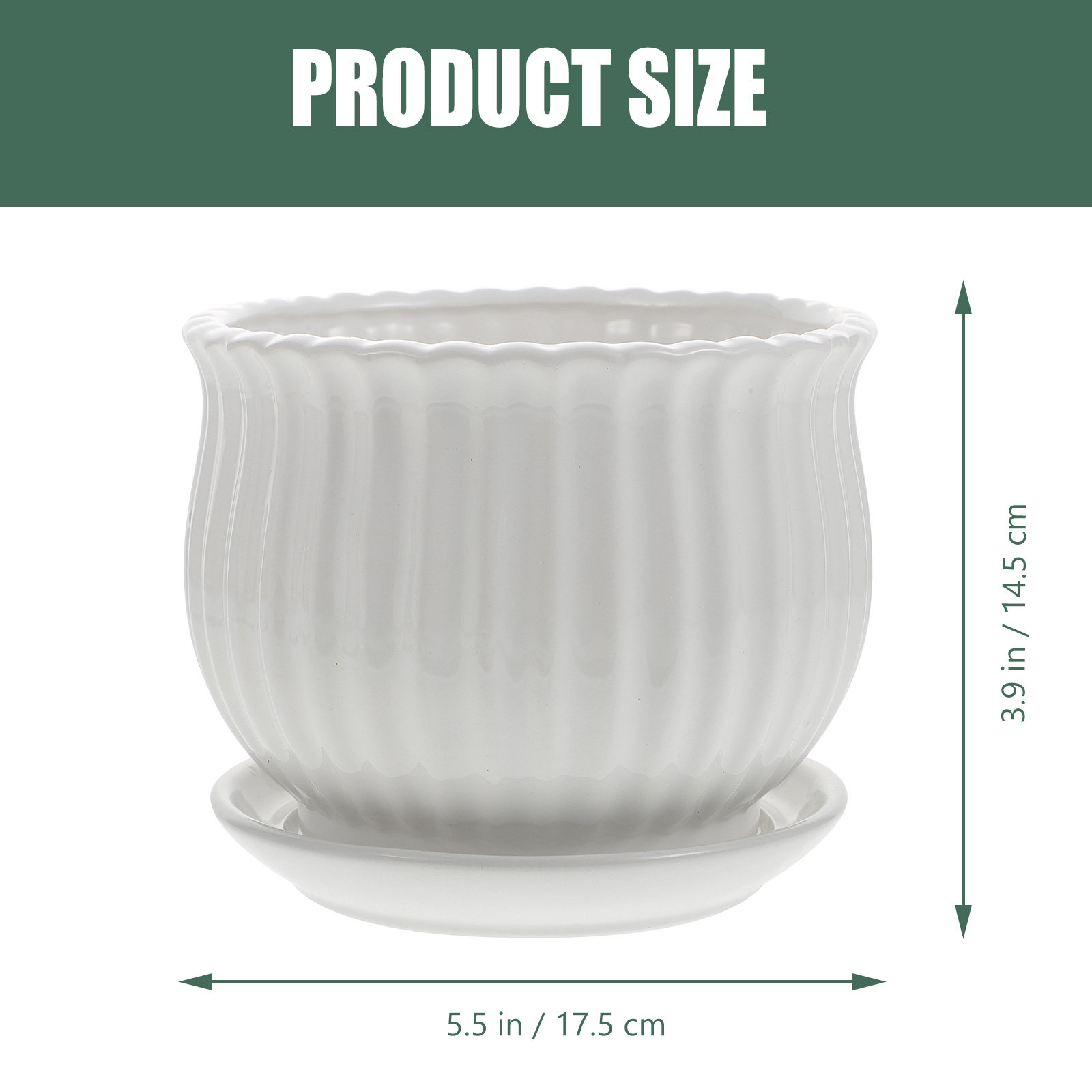 3Sets Ceramic Flower Pots Vert - Bonsai Vertical Garden review and price